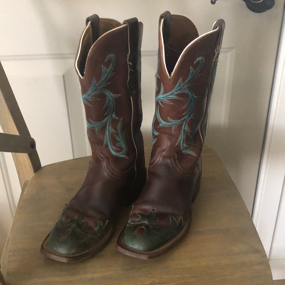 Lucchese Cowboy Boots - 6.5 - lots of life left!